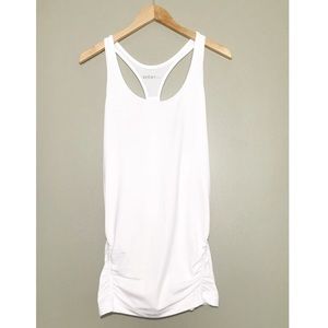 Zella Ruched Eyelit Tank Top